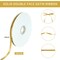 3/8 Inch x 100 yads Gold Satin Ribbon Thin Solid Fabric Ribbons Roll for Gift Wrapping Invitation Floral Hair Balloons Craft Sewing Party Wedding Popsicles Decoration Valentine's Day Bouquet